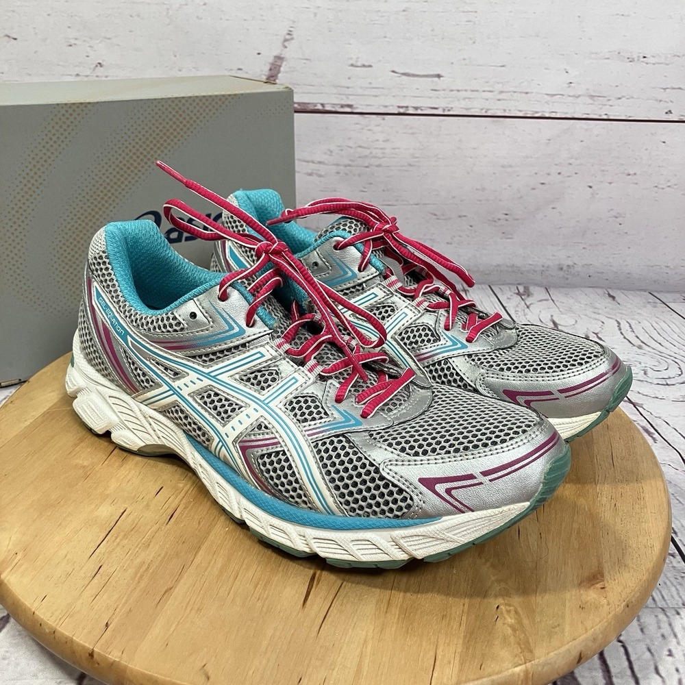 ASICS Gel-Equation 7 Lightning Peacock Blue Womens Size 10.5 Running Mesh Upper